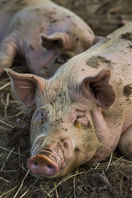 记录养殖之美 探索猪牲畜饲养的专业摄影图库